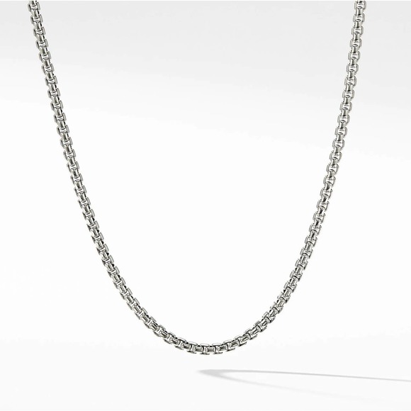 David Yurman Jewelry - David Yurman 3.6mm Medium Box Chain Necklace with an Accent of 14K Gold
